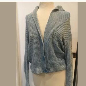 American Eagle Chunky Knit Fisherman Cardigan